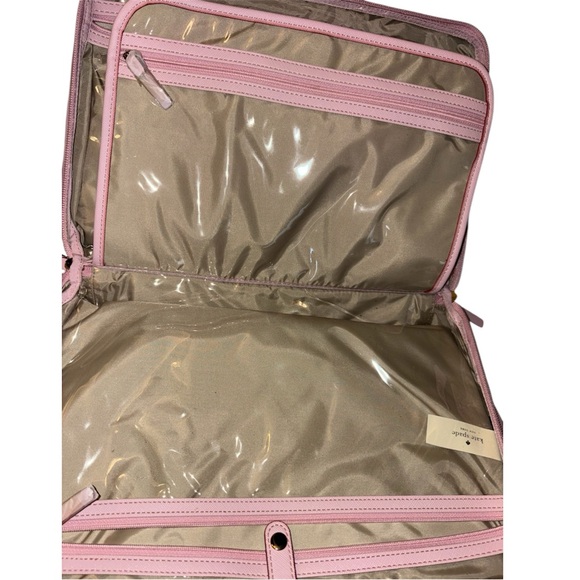 Kate Spade Pink Glitter Polka Dot Cosmetic Bag - Picture 5 of 5